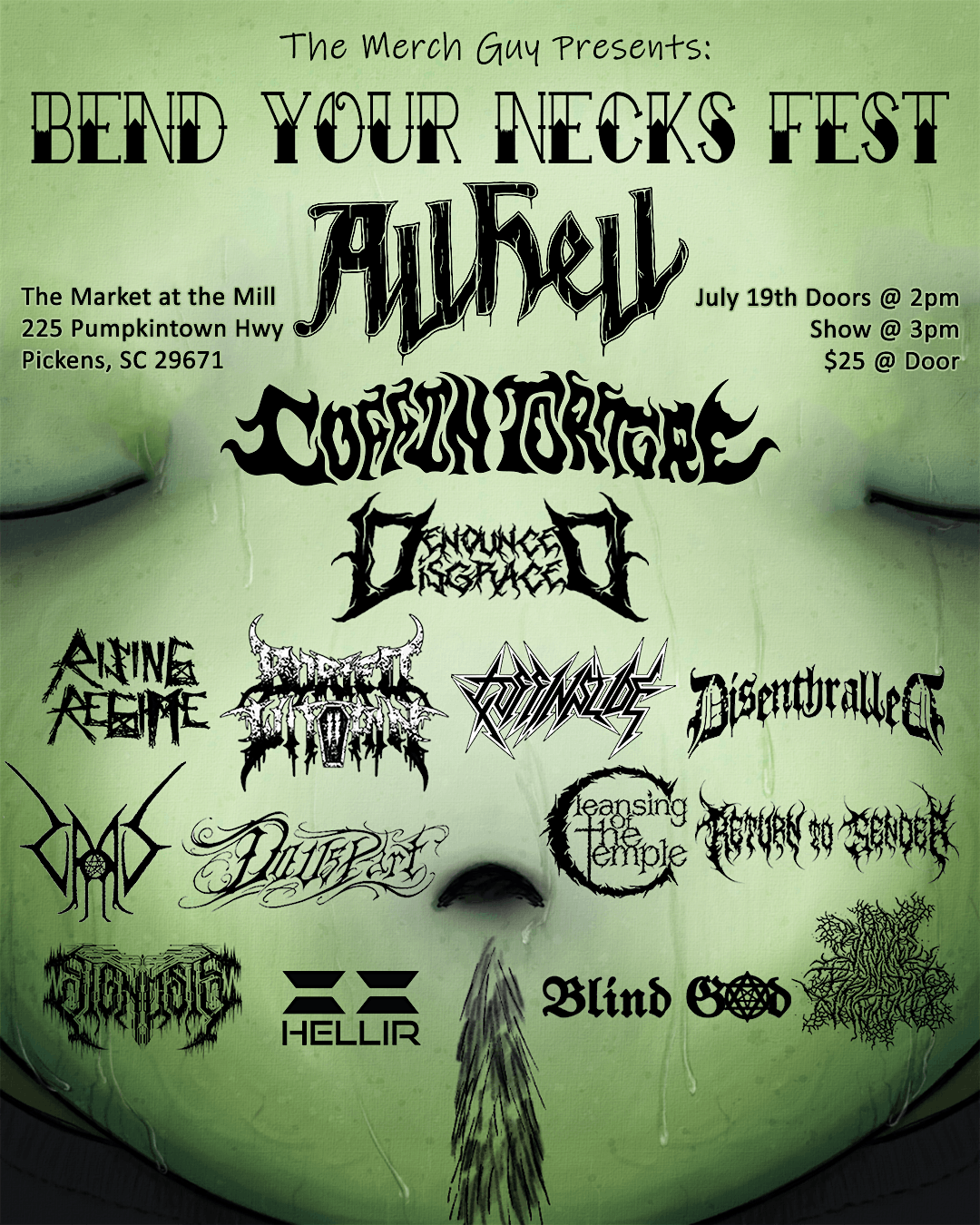 Bend Your Necks Fest, 19 July | Event in Pickens | AllEvents