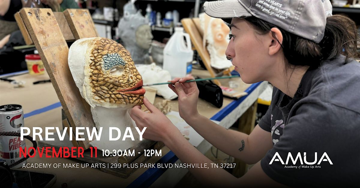 The Academy of Make Up Art's Preview Day, 11 November | Event in Nashville | AllEvents