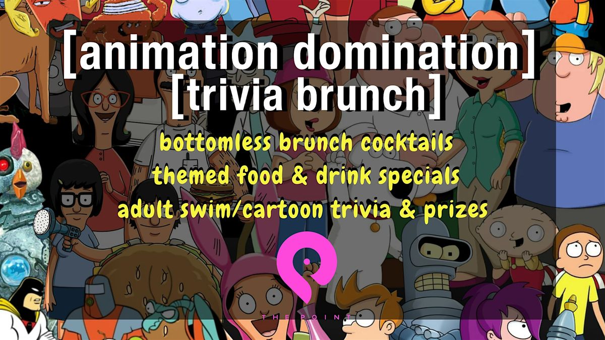 ANIMATION DOMINATION: ADULT SWIM & CARTOON TRIVIA BRUNCH, 7 June | Event in Towson | AllEvents