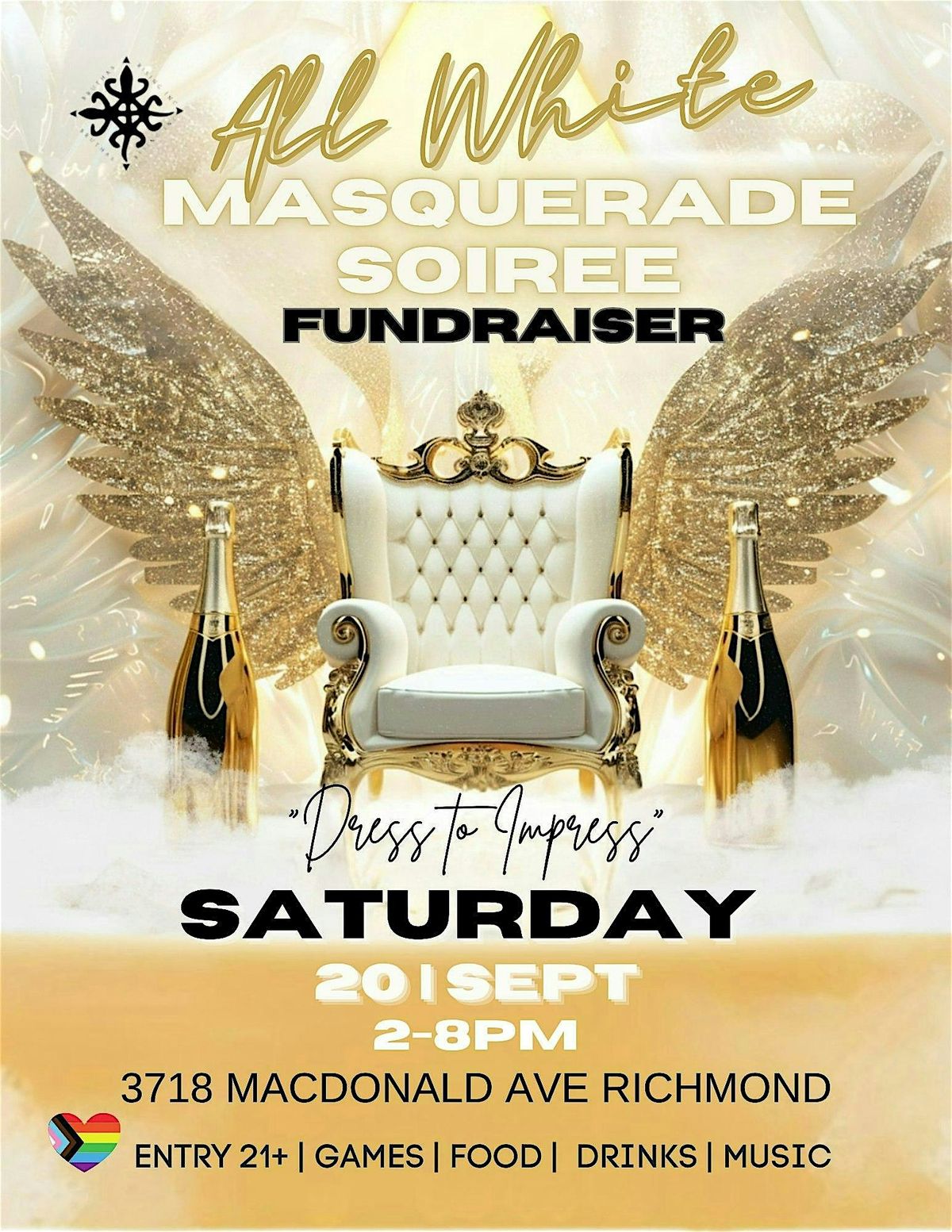 All White Masquerade Soirée Fundraiser, 20 September | Event in Richmond | AllEvents