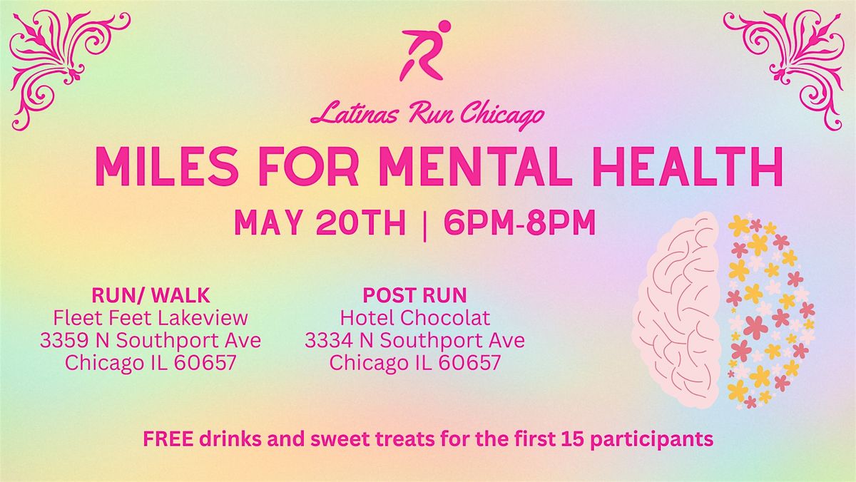 Miles For Mental Health Run/Walk, 20 May | Event in Chicago | AllEvents