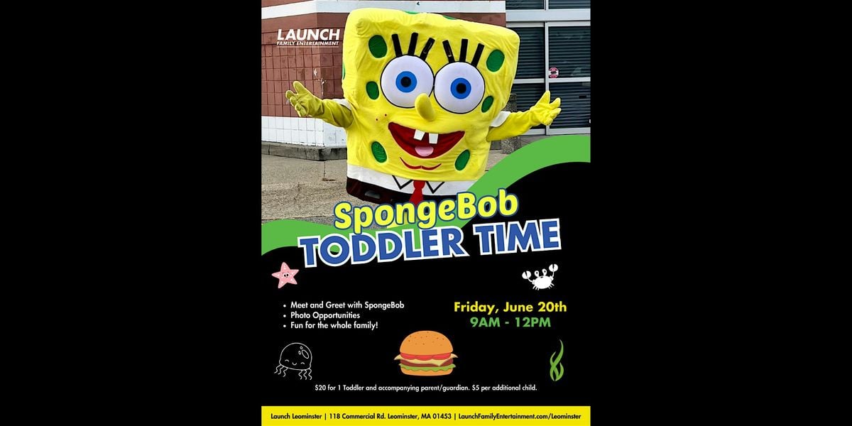 SpongeBob Toddler Time | Event in Leominster | AllEvents