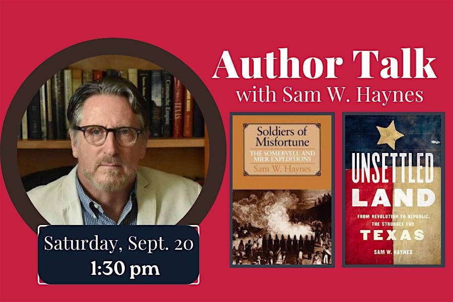 Author Talk + Q&A with Sam Haynes, 20 September | Event in La Grange | AllEvents