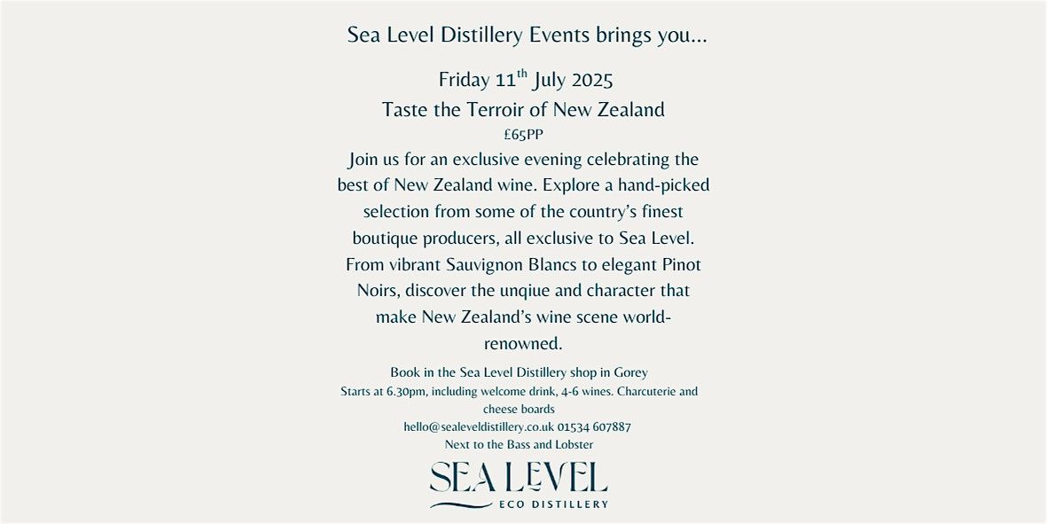 New Zealand Vineyards - Tasting Night, 11 July | Event in Jersey | AllEvents