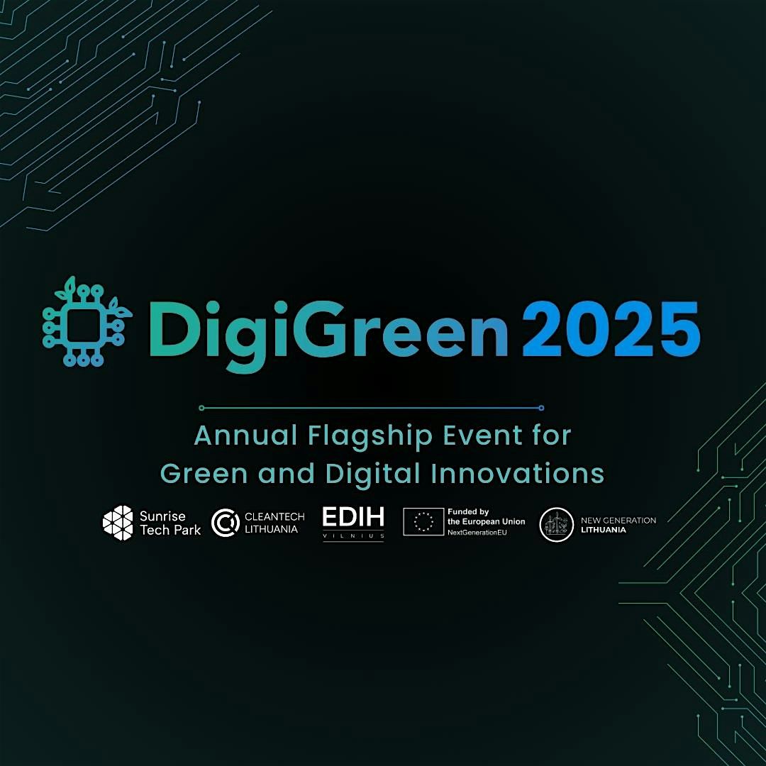 DigiGreen 2025, 5 June | Event in Vilnius | AllEvents