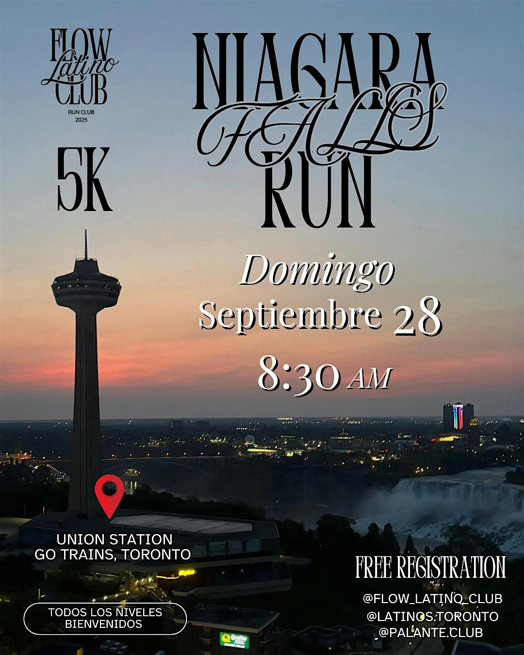 Niagara Falls Flow Latino Run | Event in Toronto | AllEvents