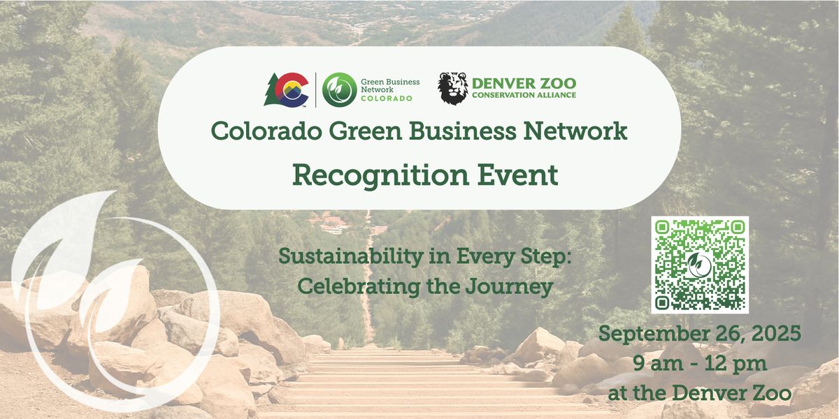 2025 Colorado Green Business Network Recognition Event, 26 September | Event in Denver | AllEvents