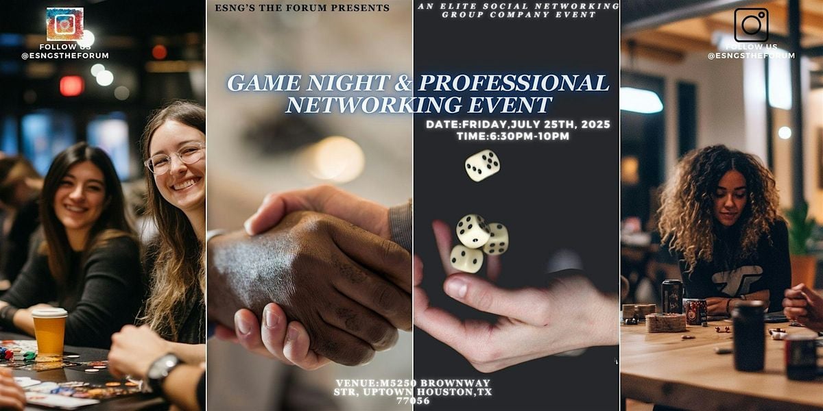 Game Night & Professional Networking Event | Event in Houston | AllEvents