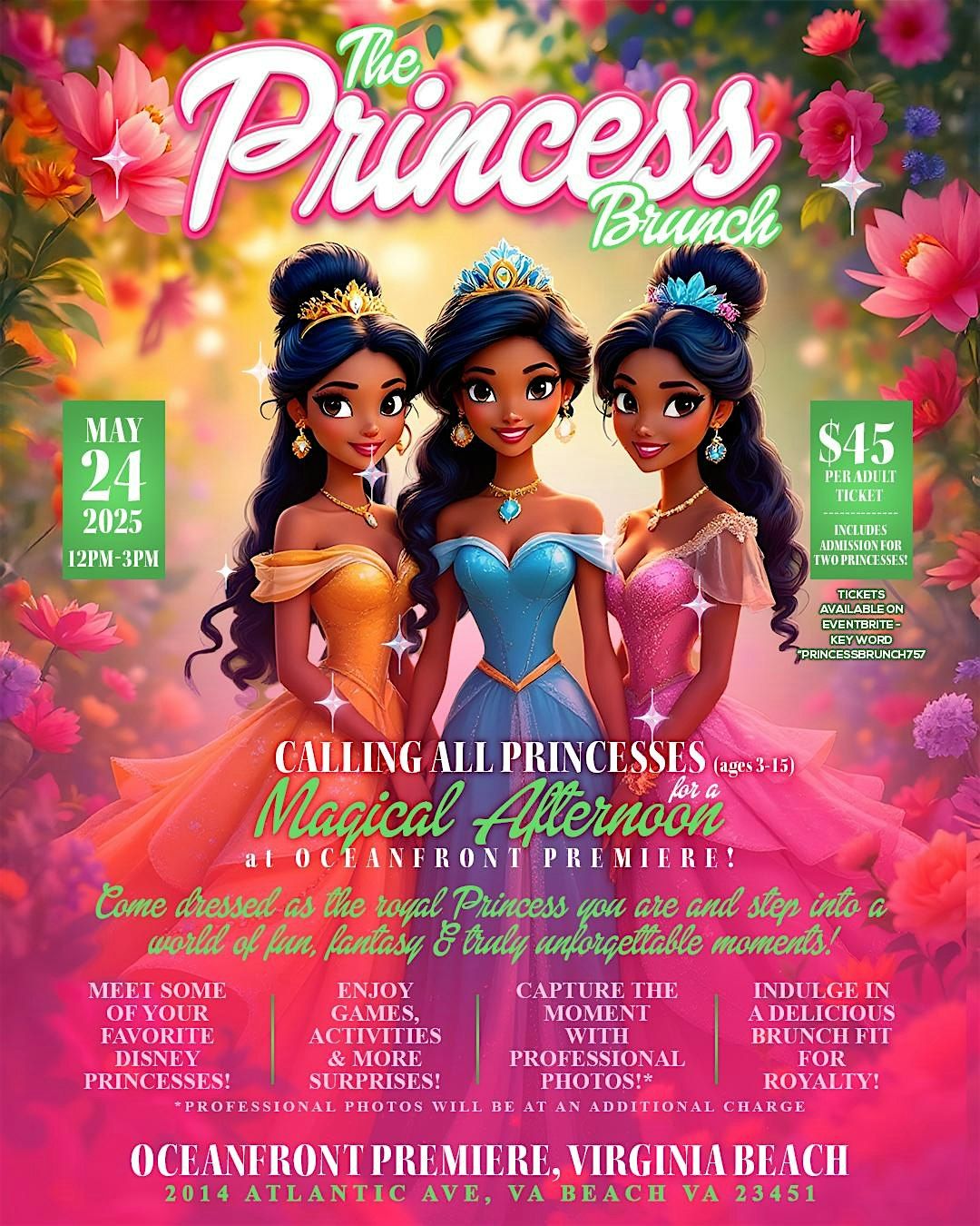The Princess Brunch Oceanfront Premiere By 757 Events Virginia Beach the-princess-brunch-oceanfront-premiere-by-757-events-virginia-beach