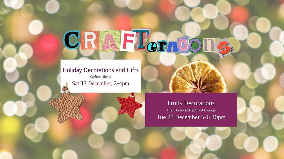Crafternoons, 23 December | Event in London | AllEvents