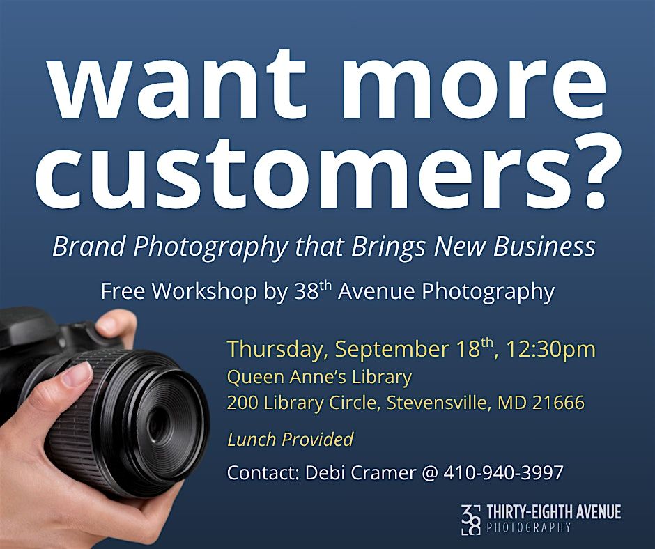 Branding Photography Workshop, 18 September | Event in Stevensville | AllEvents