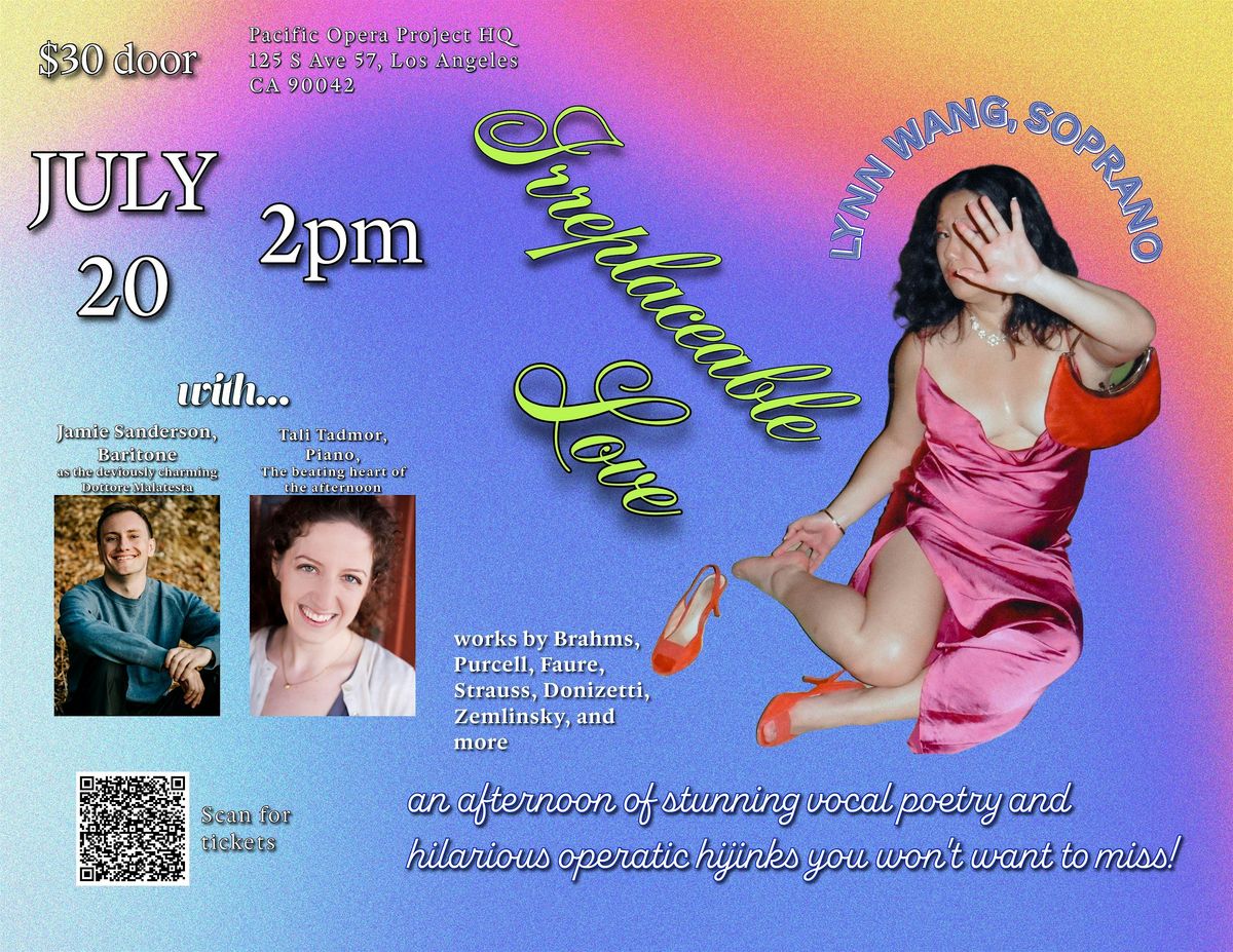 Irreplaceable Love: An Operatic Recital, 20 October | Event in Los Angeles | AllEvents