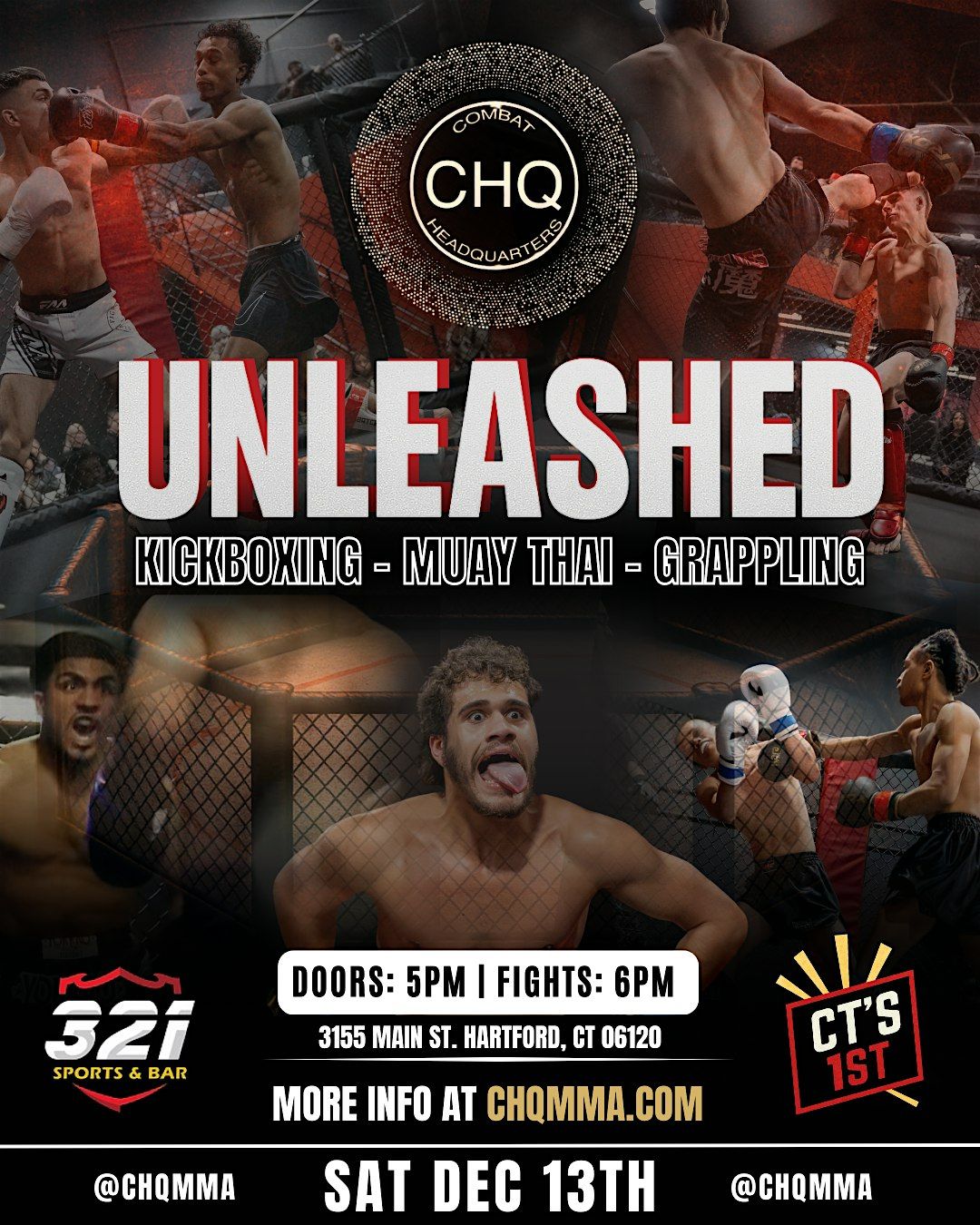 CHQ UNLEASHED!, 13 December | Event in Hartford | AllEvents