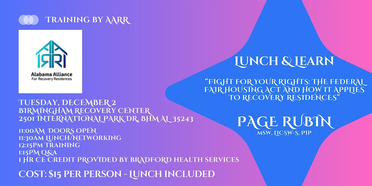 Lunch & Learn, 2 December | Event in Birmingham | AllEvents
