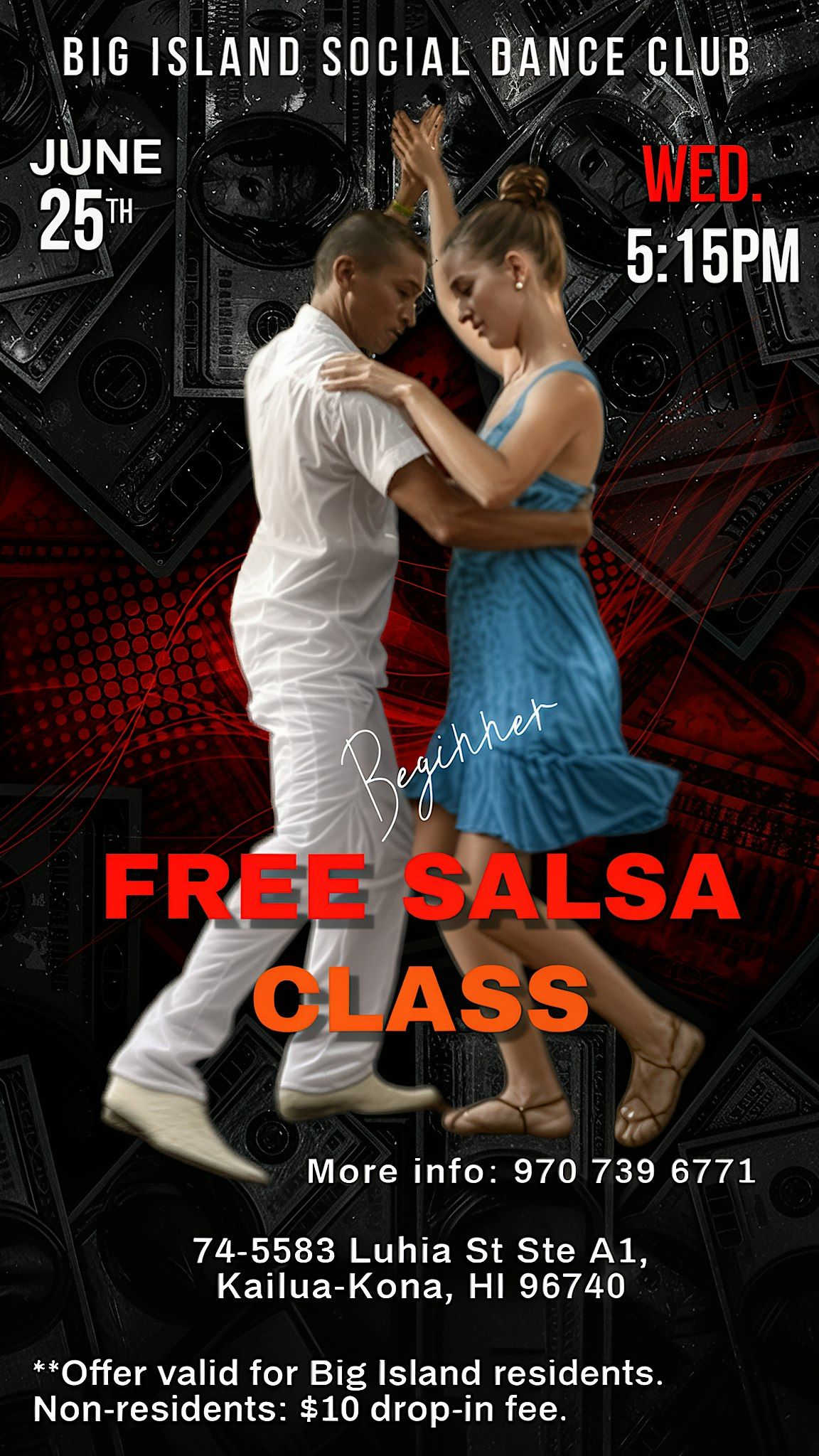 FREE Beginner Salsa Dance Class | Event in Kailua-Kona | AllEvents