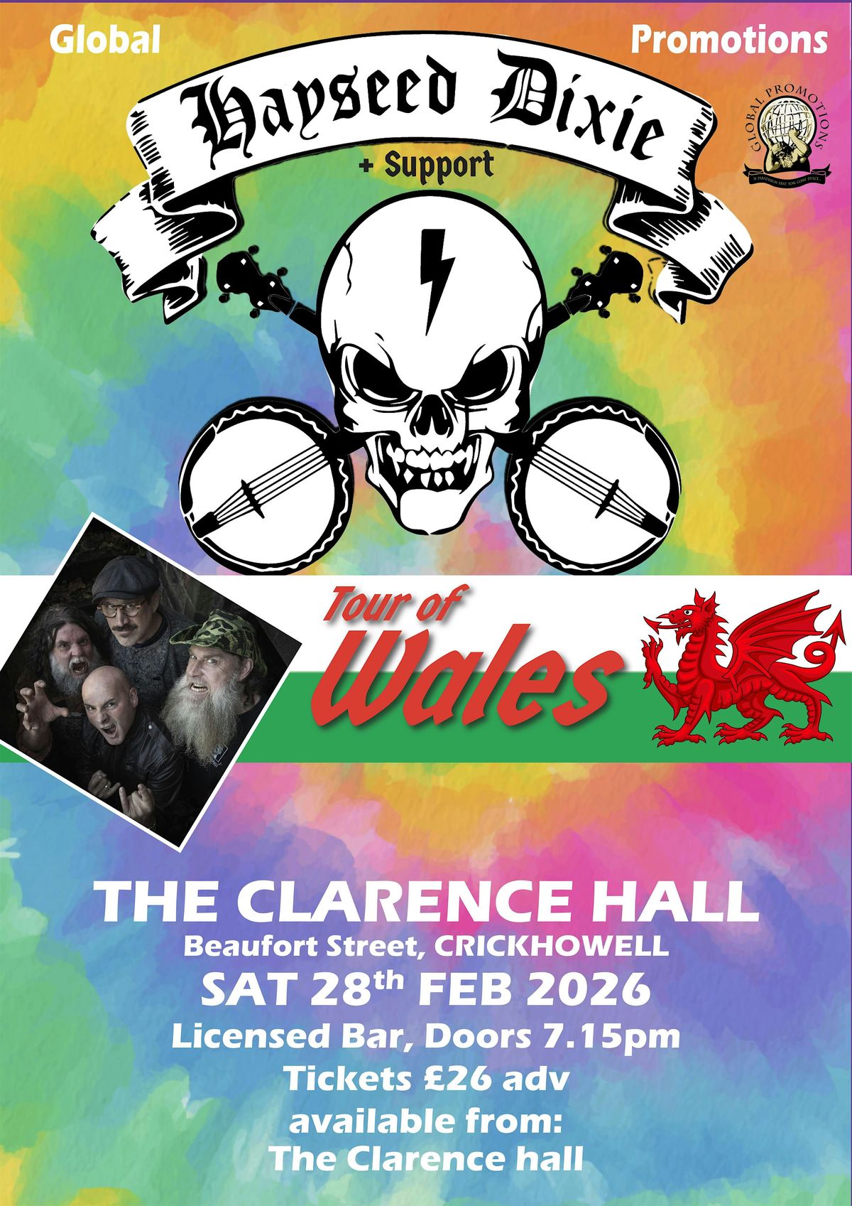 HAYSEED  DIXIE + Support, 28 February | Event in Crickhowell | AllEvents