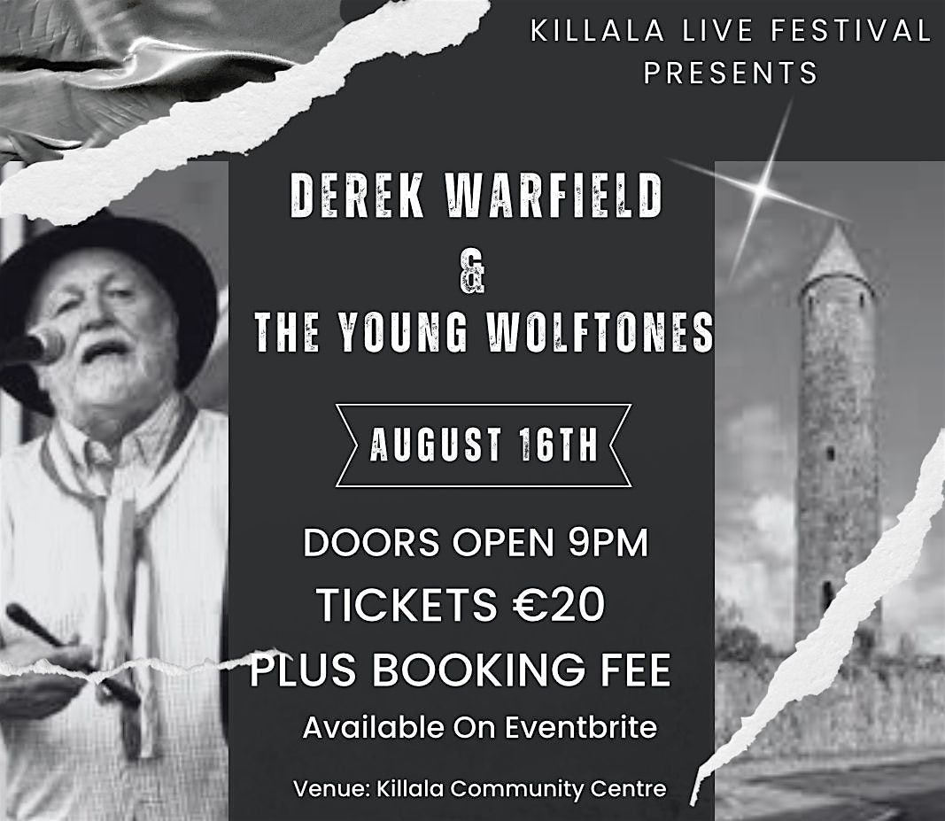 DEREK WARFIELD & THE YOUNG WOLFTONES, 16 August | Event in Mayo | AllEvents