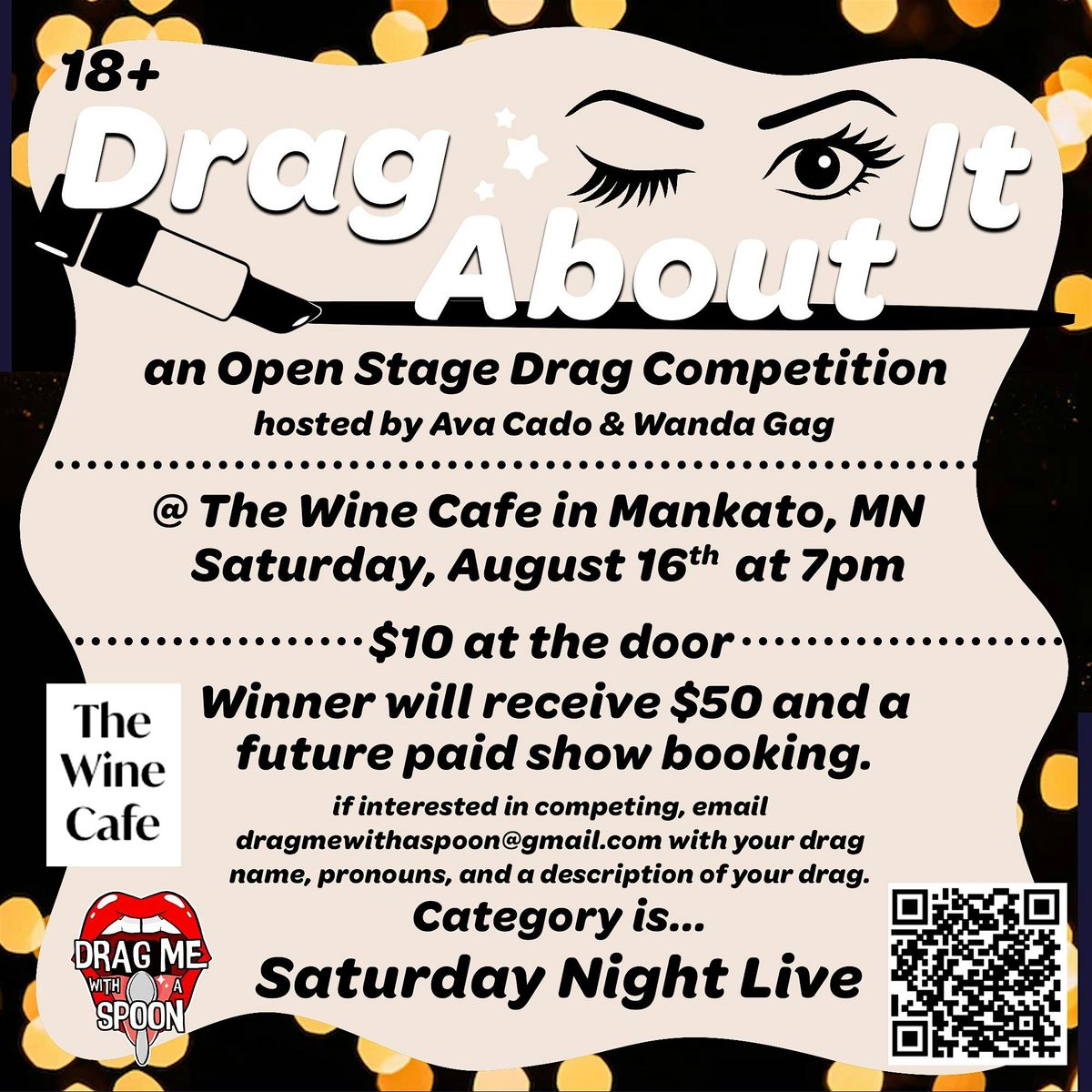 Drag About It: SNL Night!, 16 August | Event in Mankato | AllEvents