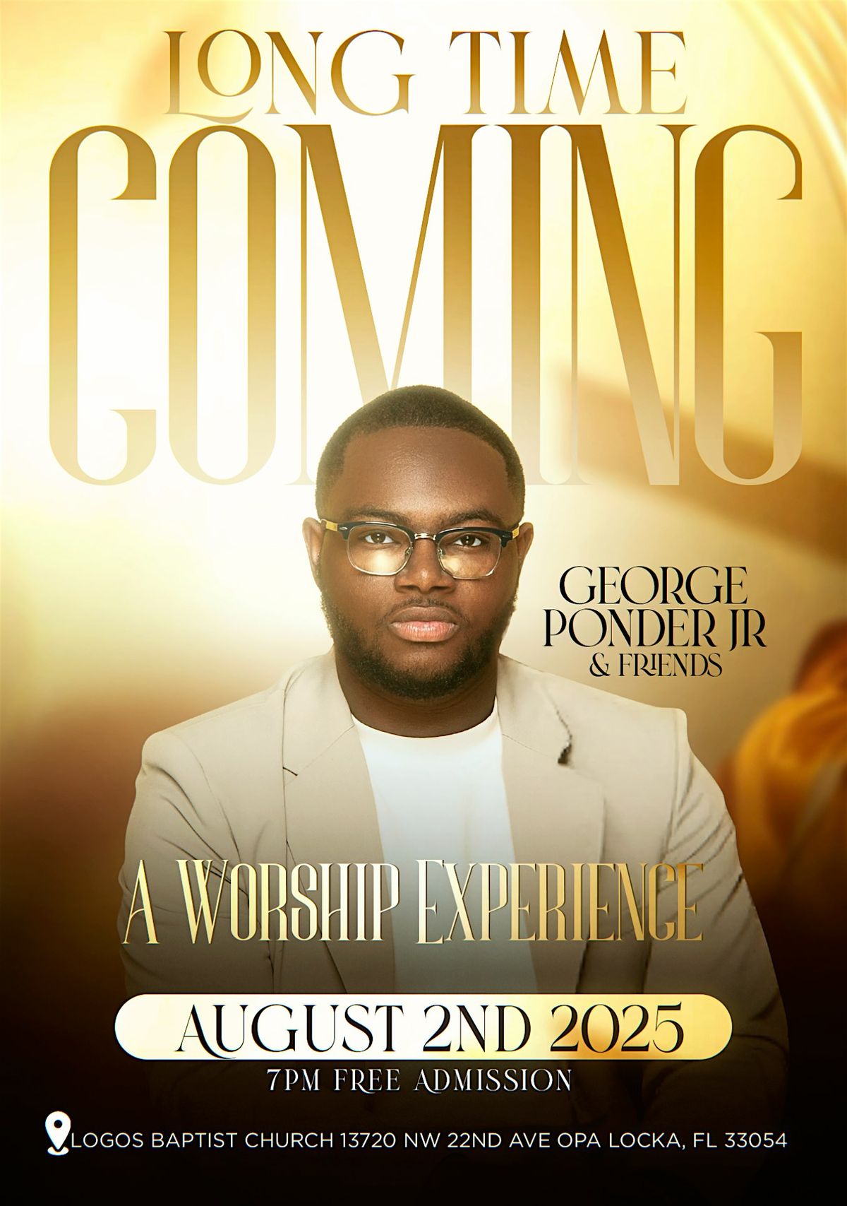 A Long Time Coming, 2 August | Event in Opa-locka | AllEvents
