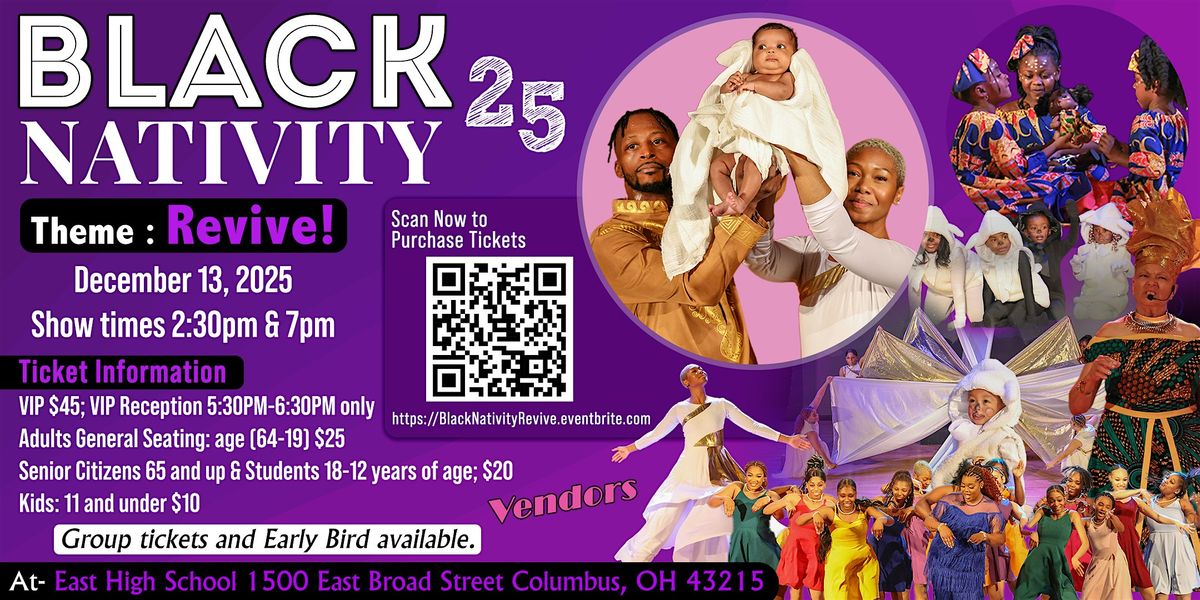 Black Nativity - Theme: "Revive", 13 December | Event in Columbus | AllEvents