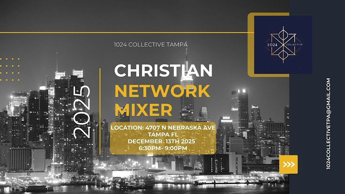 1024 Collective Christian Mixer, 13 December | Event in Tampa | AllEvents