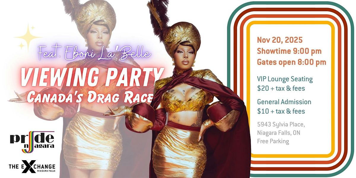 Pride Niagara - Drag Race Viewing Party, 20 November | Event in Niagara Falls | AllEvents