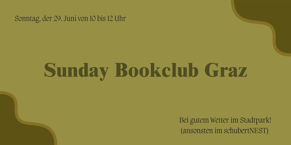 The Sunday Bookclub, 29 June | Event in Graz | AllEvents