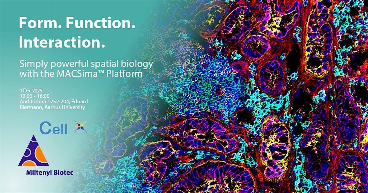 Exploring New Frontiers in Spatial Imaging, 1 December | Event in Arhus | AllEvents