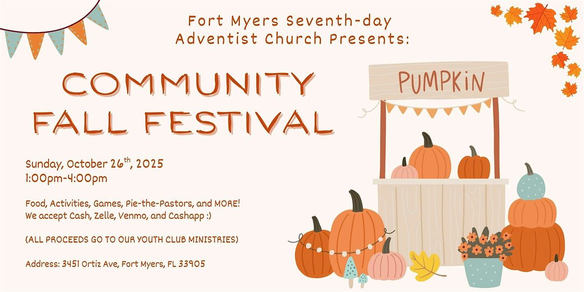 Community Fall Fest, 26 October | Event in Fort Myers | AllEvents