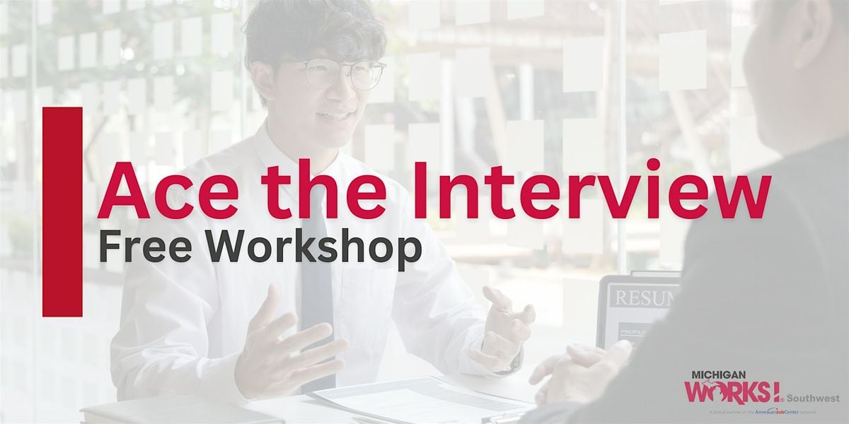 Branch County Workshop: Ace the Interview, 17 July | Event in Coldwater | AllEvents