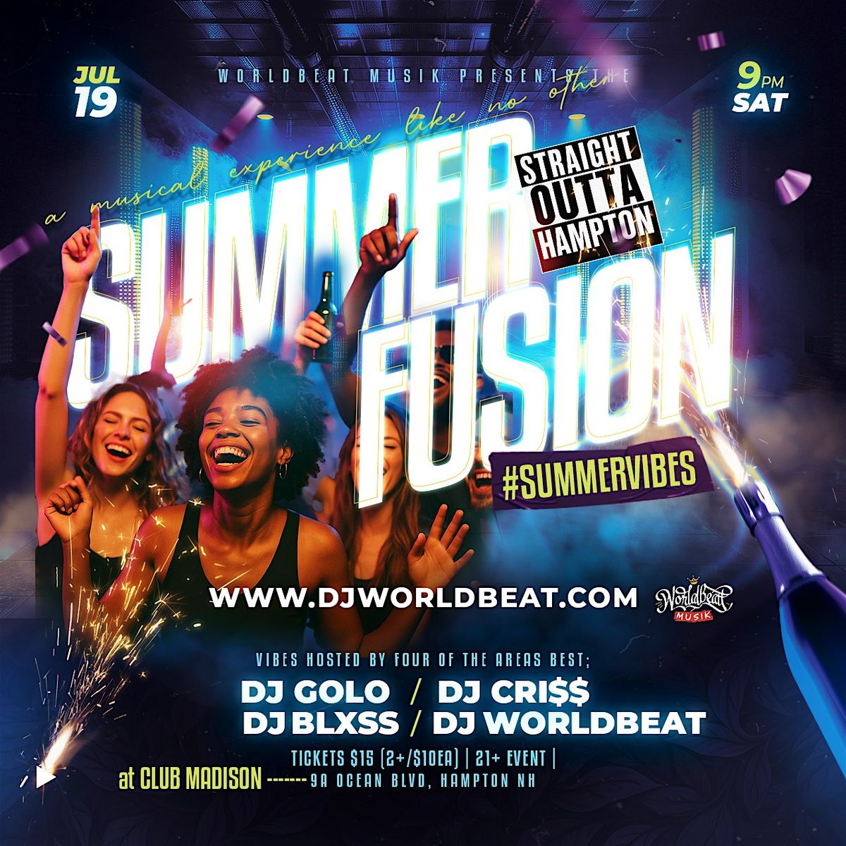 Summer Fusion (MUSICAL EXPERIENCE like no other), 19 July | Event in Hampton | AllEvents
