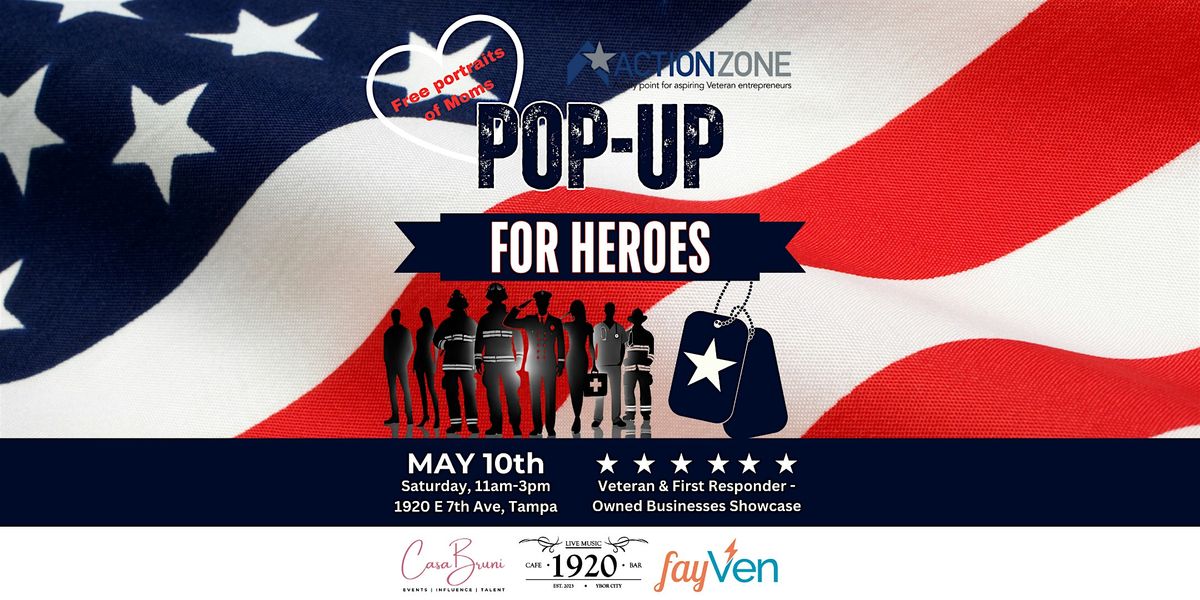 Pop-Up for Heroes, 10 May | Event in Tampa | AllEvents