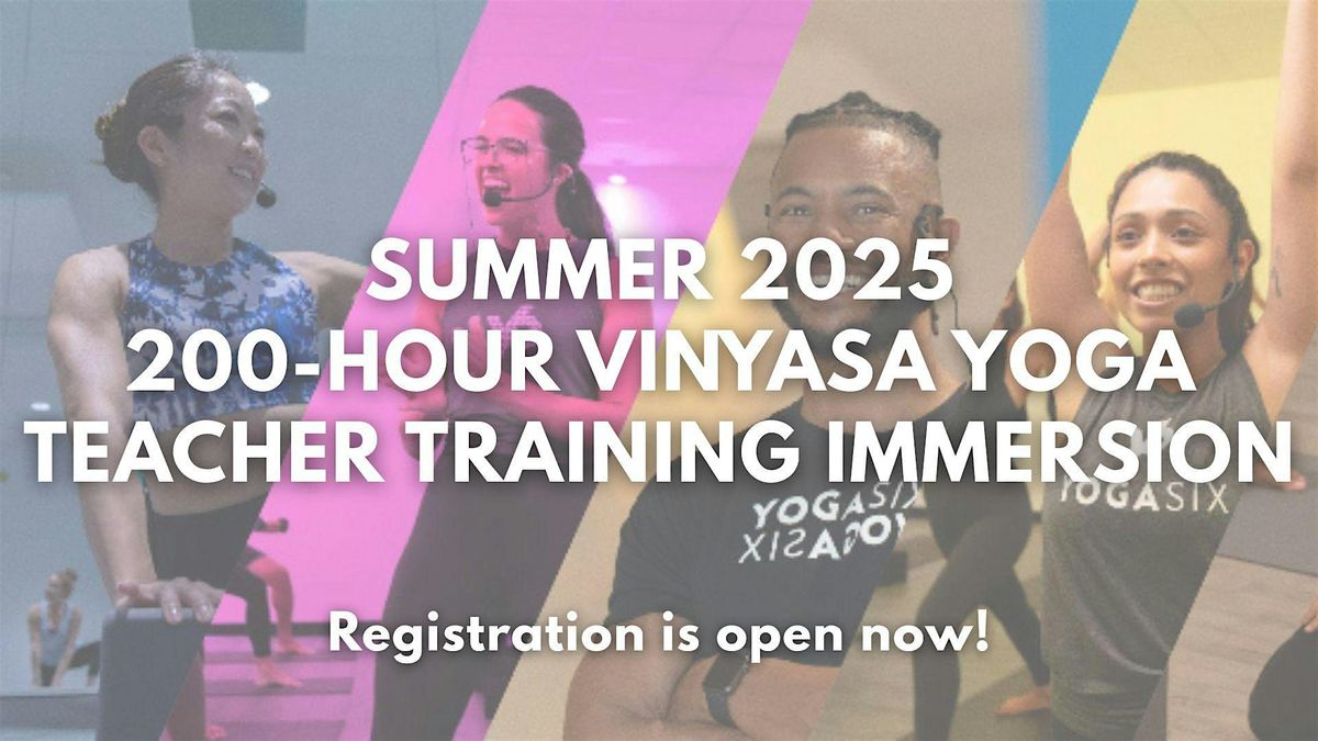 Summer 2025 200-Hour Vinyasa Yoga Teacher Training Immersion, 11 July | Event in Carlsbad | AllEvents
