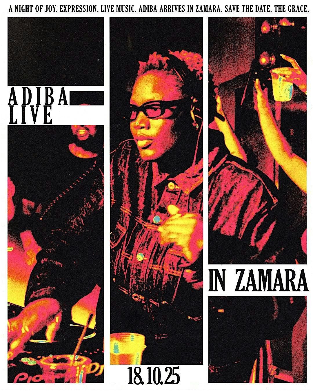 ADIBA - LIVE IN ZAMARA, 18 October | Event in London | AllEvents