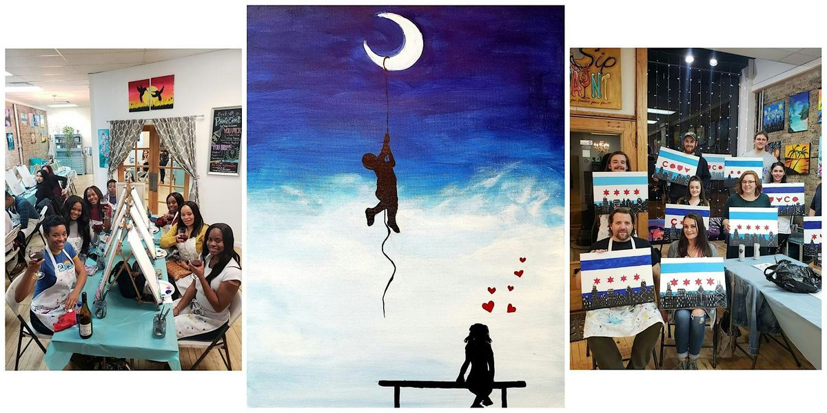 BYOB Sip & Paint Class “Love You To The Moon” | Event in Chicago | AllEvents