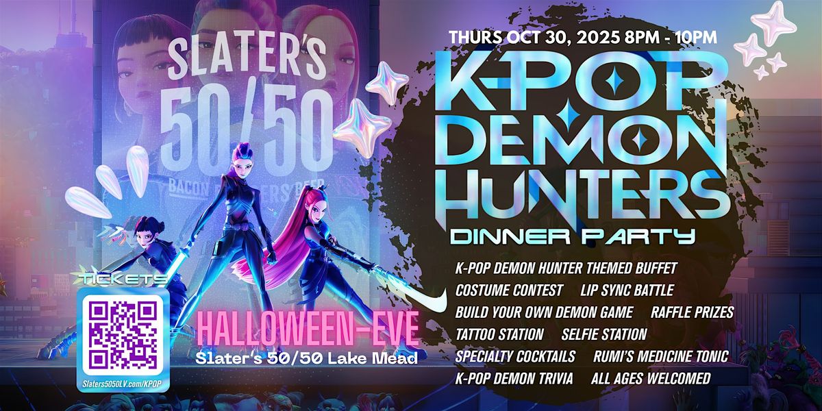 The K-Pop Demon Hunters Dinner Party, 30 October | Event in Las Vegas | AllEvents
