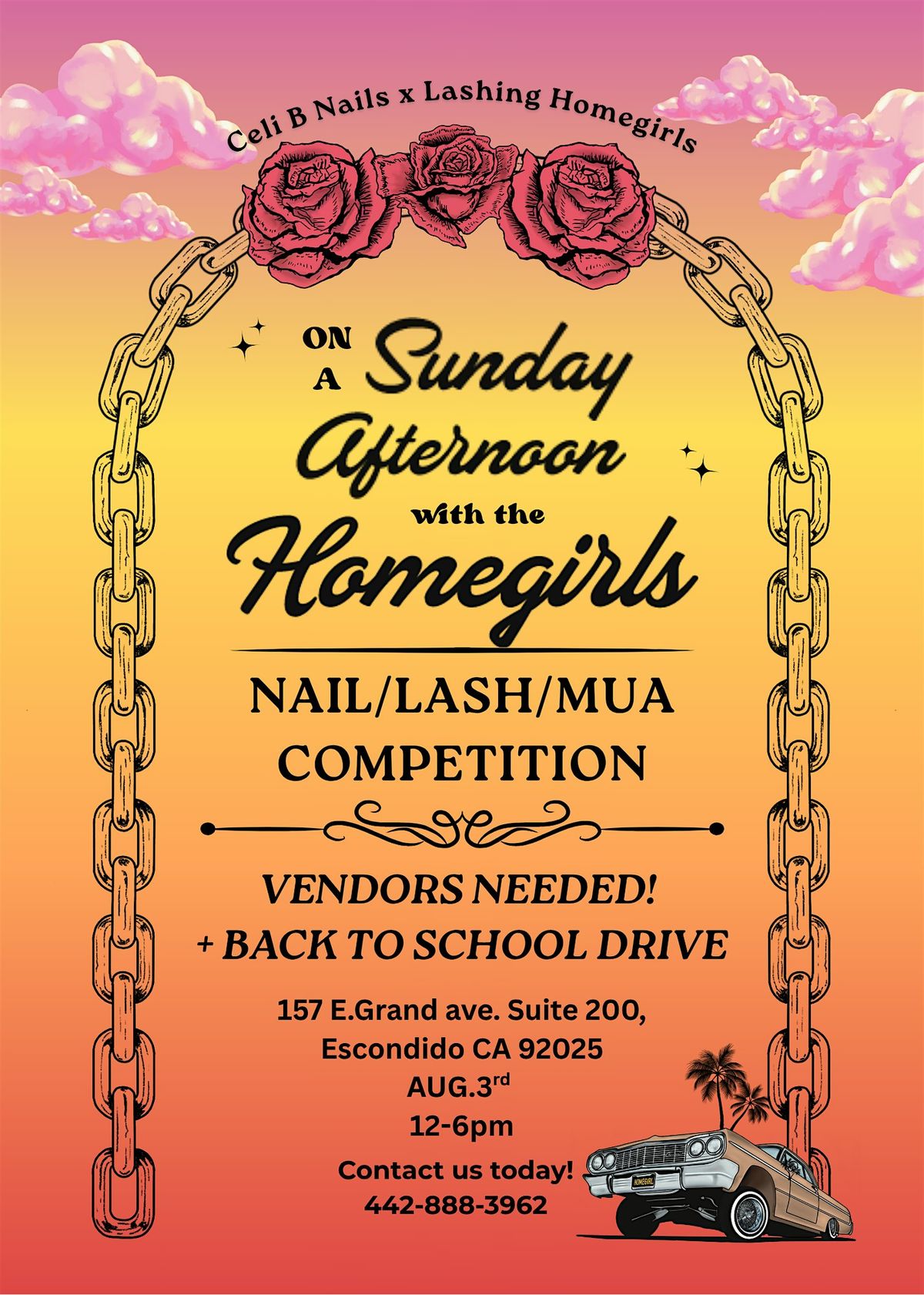 On A Sunday afternoon with the homegirls, 3 August | Event in Escondido | AllEvents