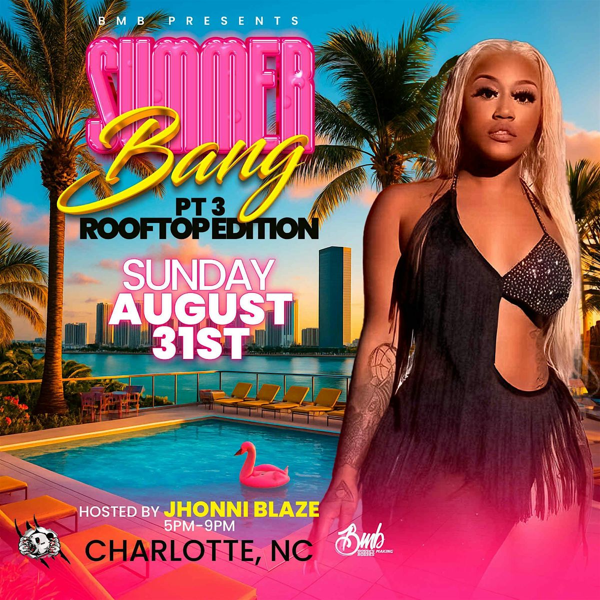 Summer Bang Pt 3 Rooftop edition, 31 August | Event in Charlotte | AllEvents