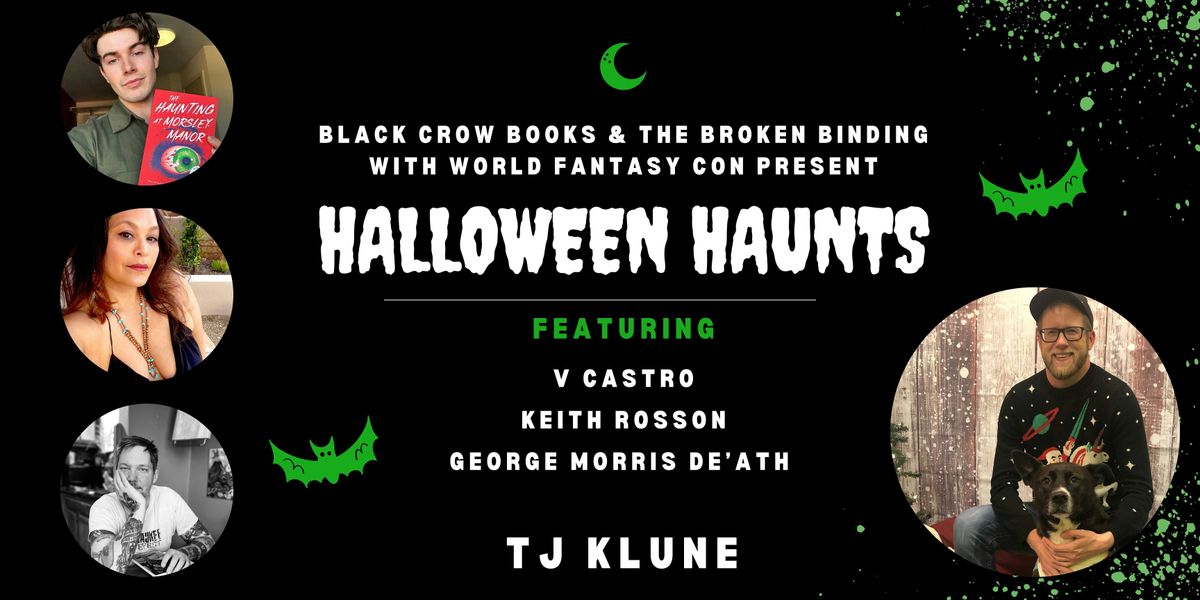 TJ Klune, Keith Rosson & more - book chat for the freaky & fantastical, 31 October | Event in Brighton and Hove