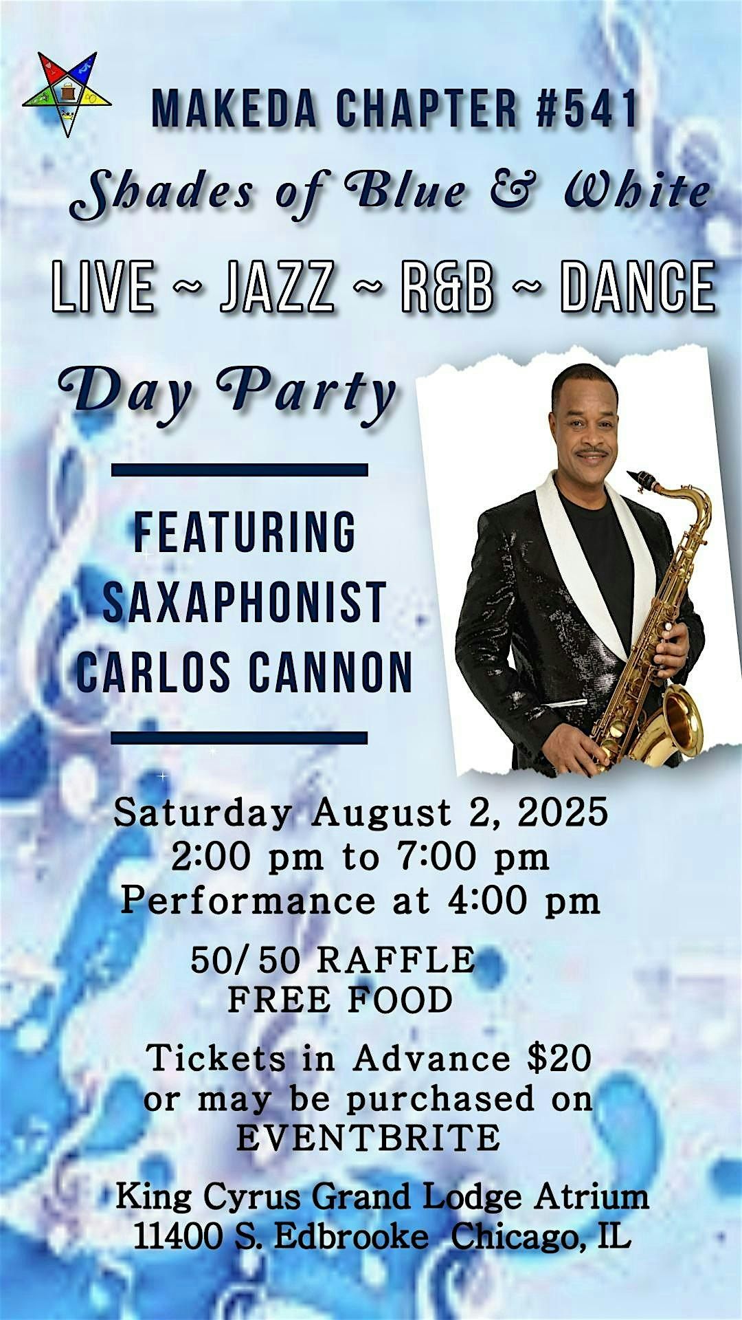 Makeda Chapter#541 Live Jazz R&B Dance Day Party, 2 August | Event in Chicago | AllEvents