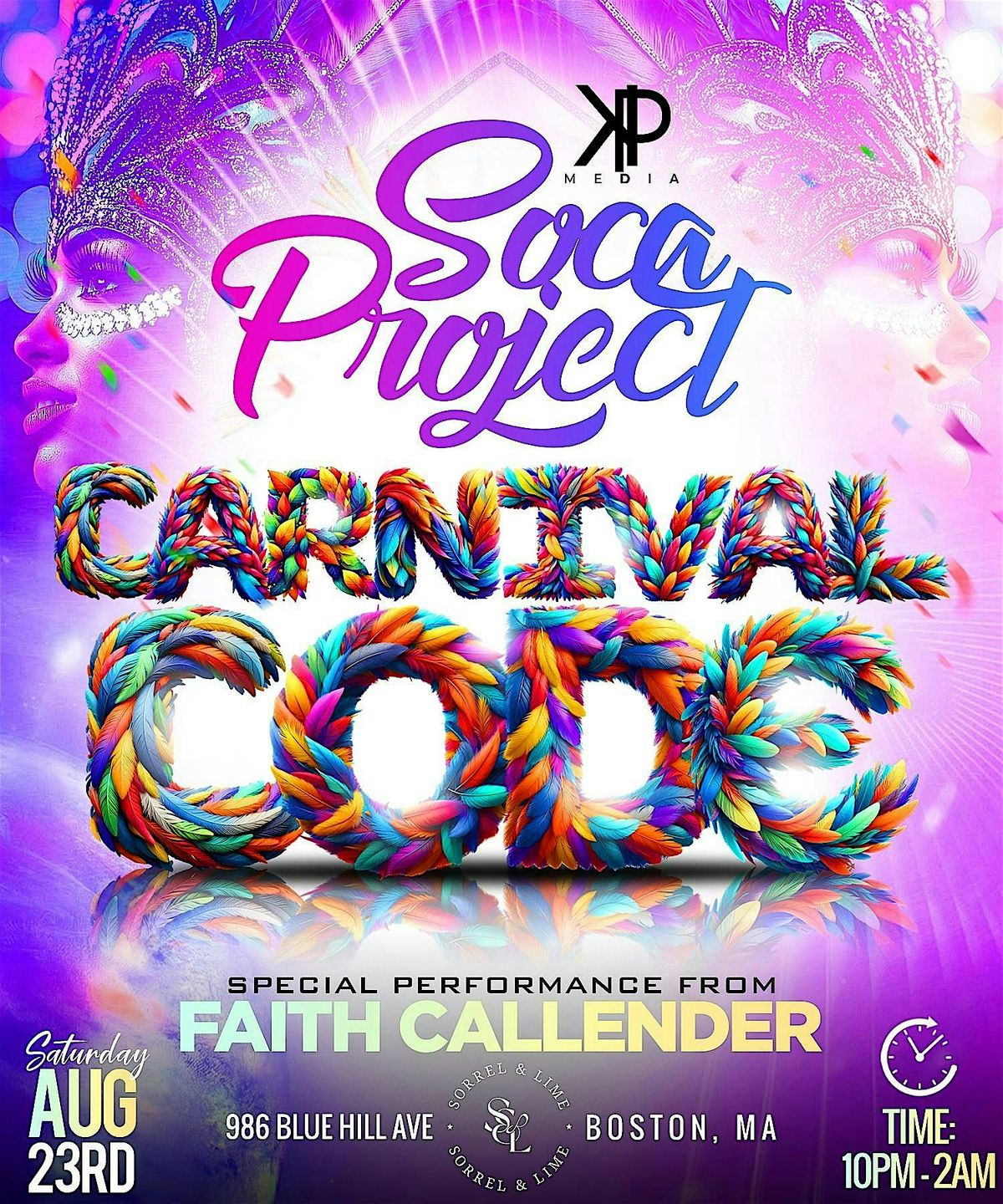 Soca Project carnival code, 23 August | Event in Boston | AllEvents
