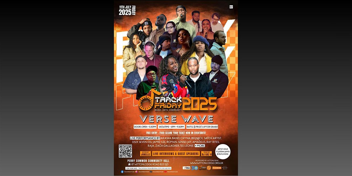 TRACK FRIDAY  VERSE WAVE, 11 July | Event in Birmingham | AllEvents