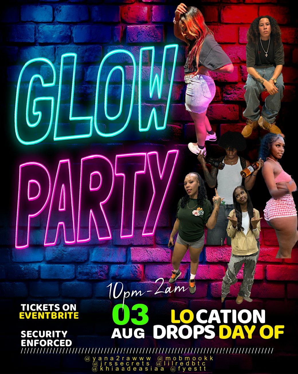 GLOW PARTY, 3 August | Event in Raeford | AllEvents