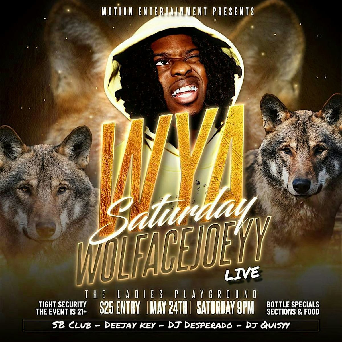 Wolfacejoeyy Live, 24 May | Event in Albany | AllEvents