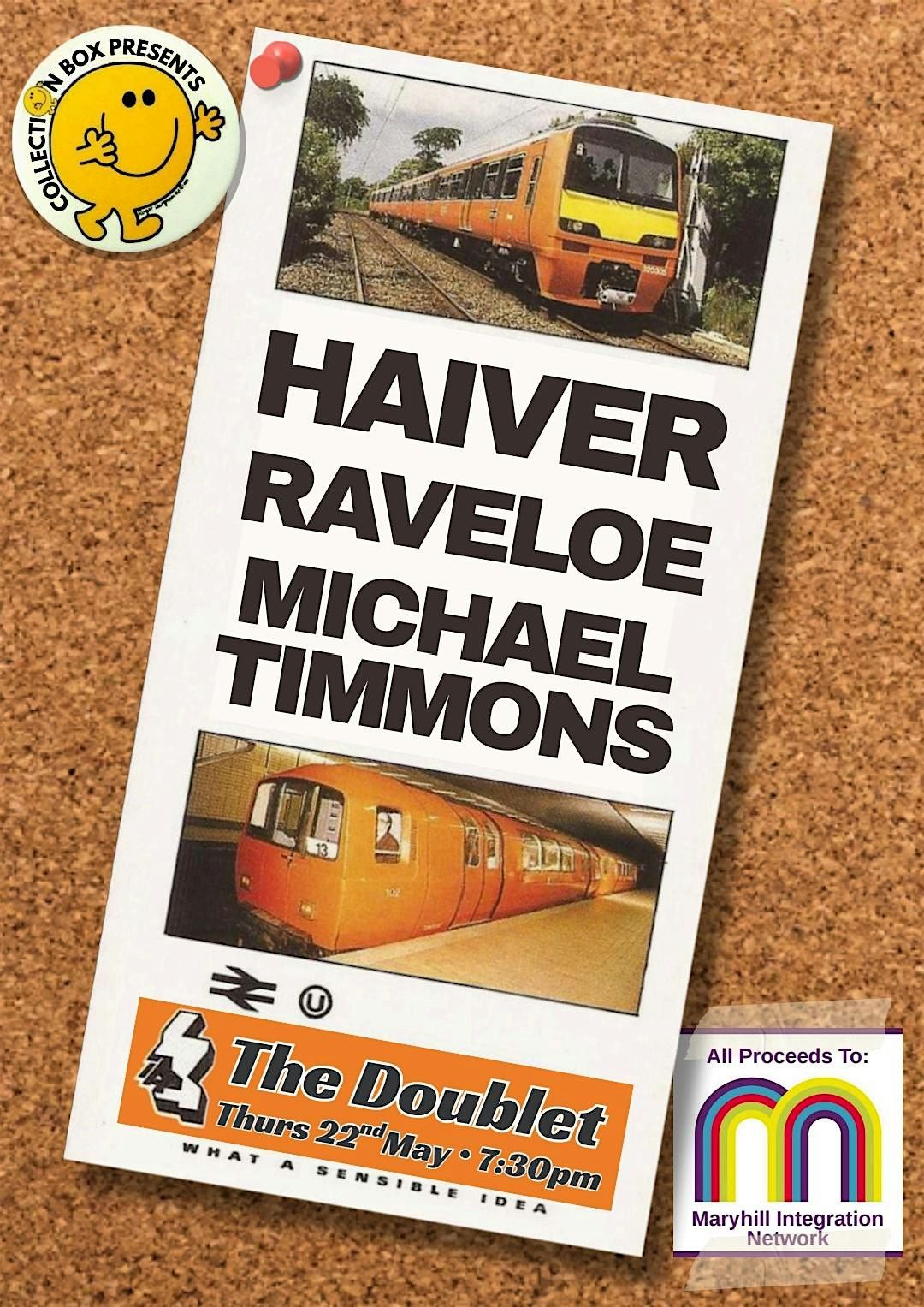 Collection Box Presents: Haiver, Raveloe & Michael Timmons at The Doublet, 22 May | Event in Glasgow | AllEvents