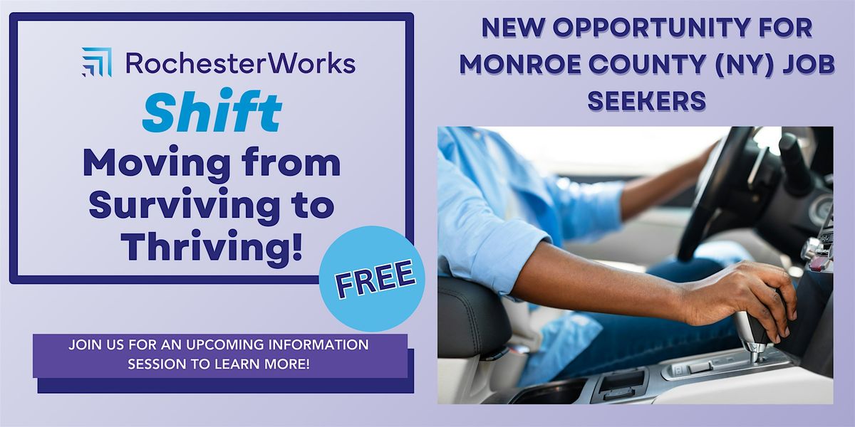 The Shift Program Info Meeting for Job Seekers (In-Person, 100 College Ave) | Event in Rochester | AllEvents