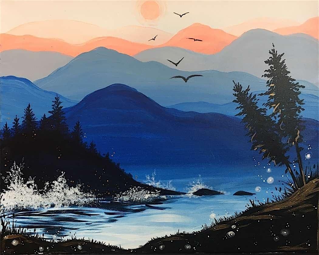 Mountain Mist Paint Class, 9 August | Event in Wisconsin Dells | AllEvents