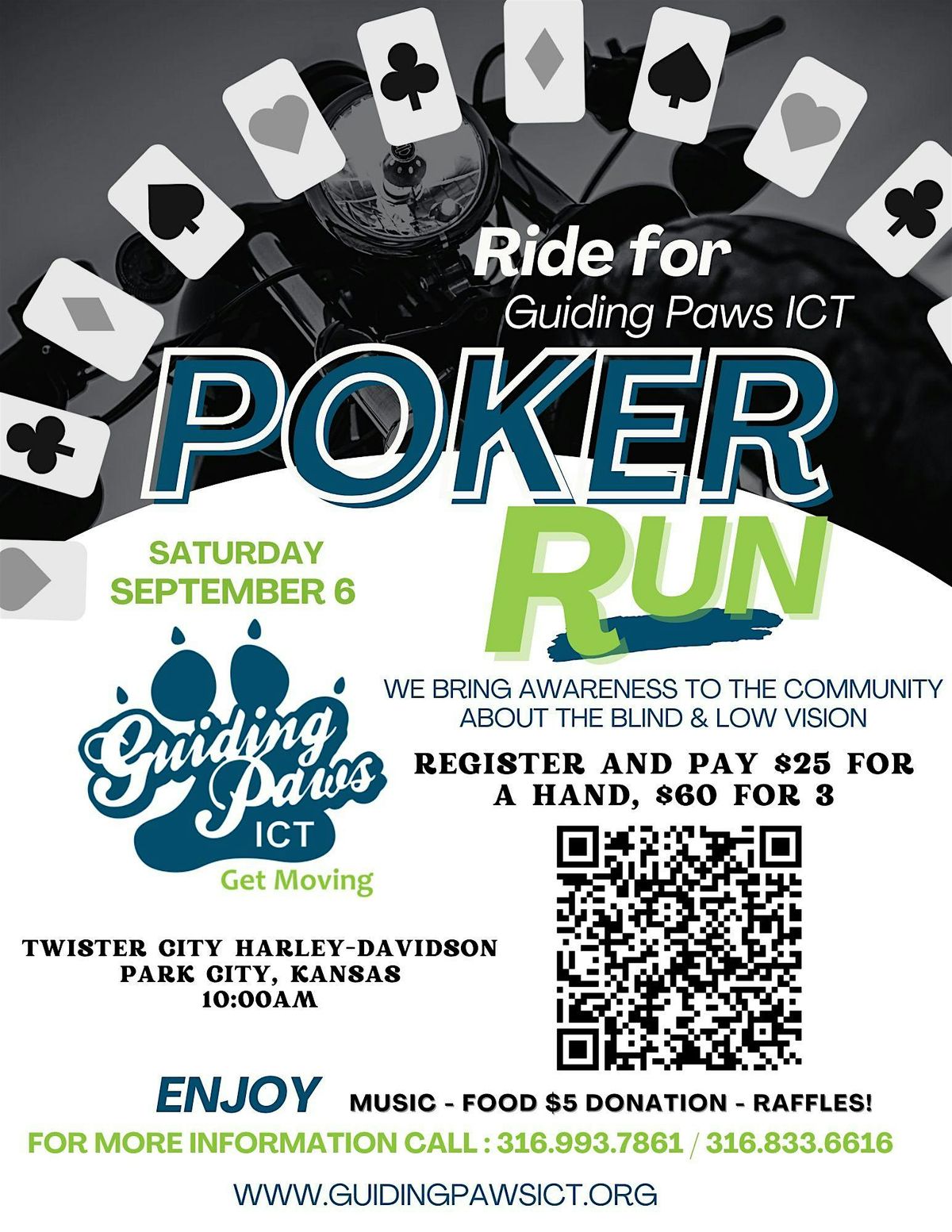 Ride for ICT Poker Run, 6 September | Event in Wichita | AllEvents