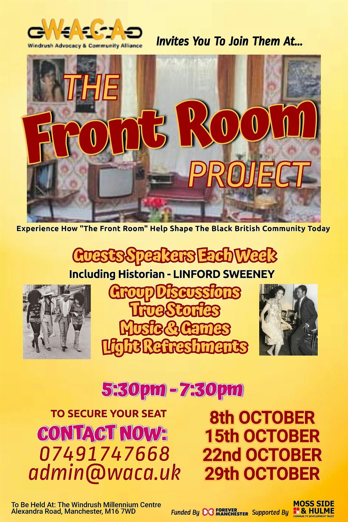 THE FRONT ROOM PROJECT, 8 October | Event in Manchester | AllEvents
