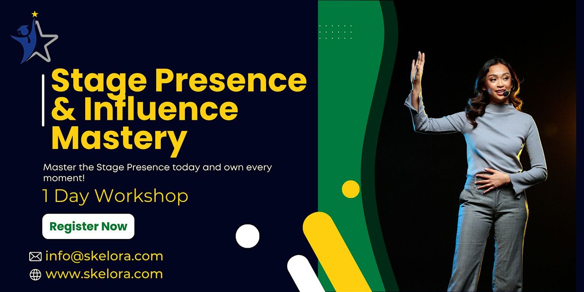 Stage Presence & Influence Mastery Workshop in Fairfax, VA, 9 January | Event in Fairfax | AllEvents